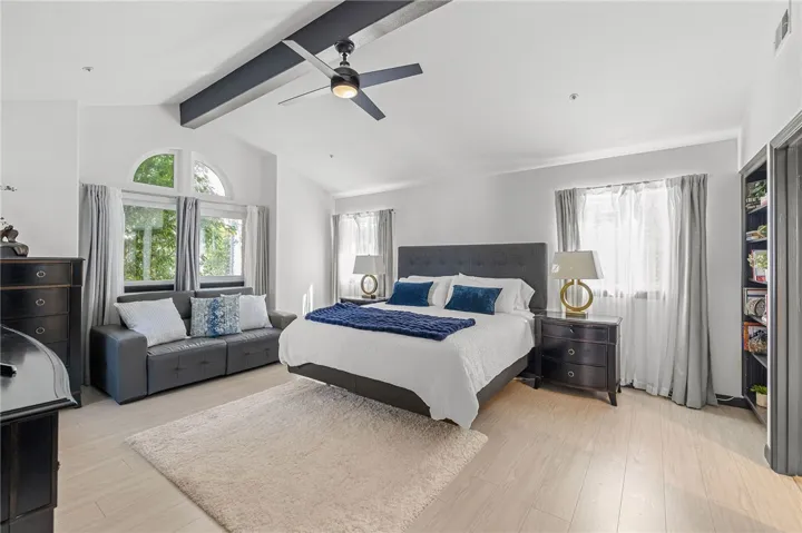 Primary bedroom with bonus area