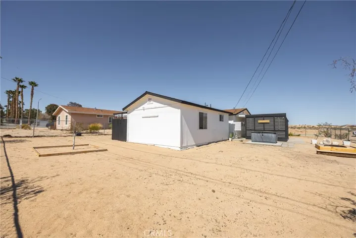 Rear of home