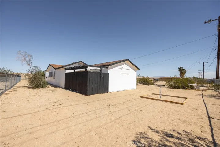 Rear of home