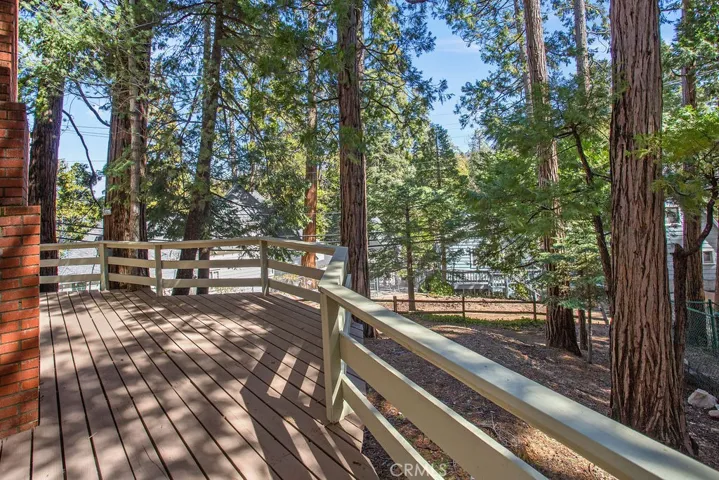 Your wrap around deck leaves your guests with ample room for lounging.