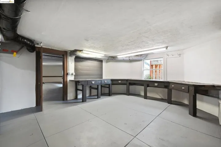 BASEMENT WORK SHOP AREA