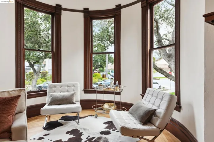BAY WINDOW IN THE FRONT PARLOR
