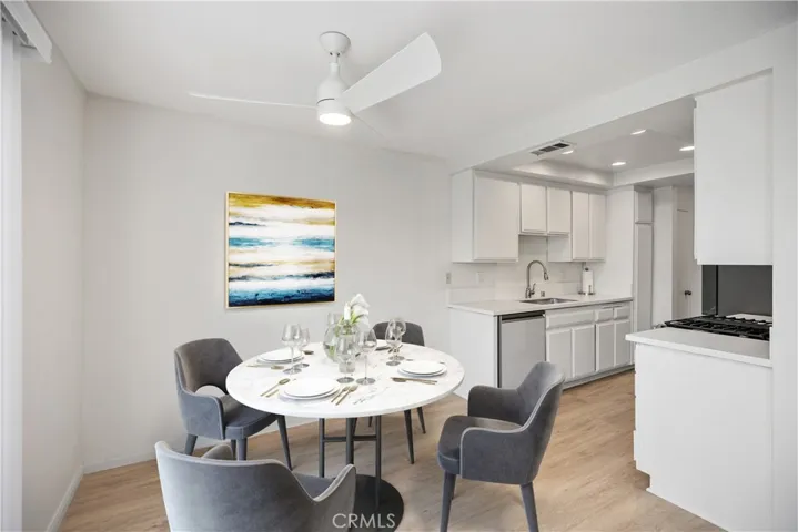 Virtually Staged Dining Area
