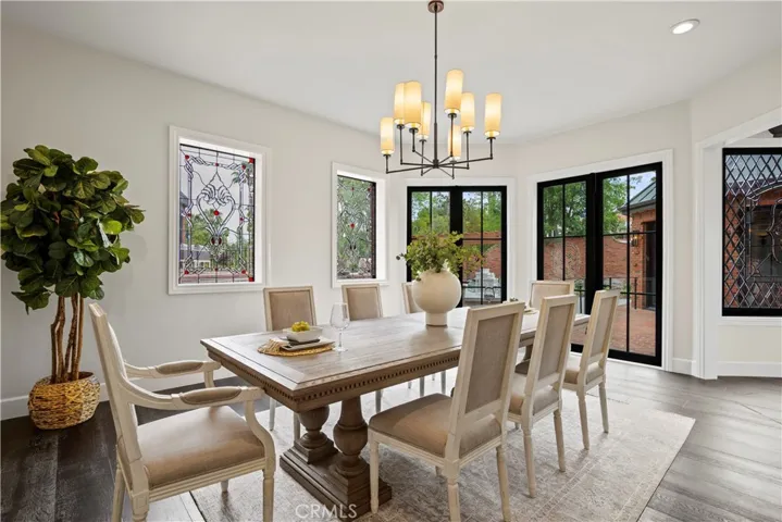 Formal Dining w/ courtyard view