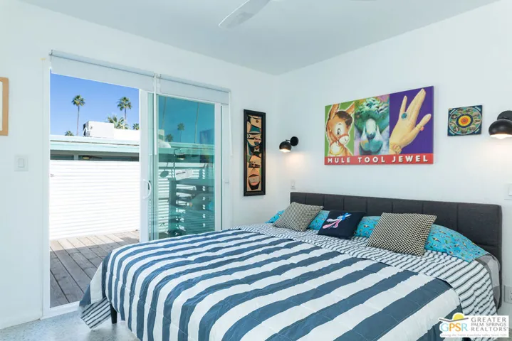 Bedroom towards patio