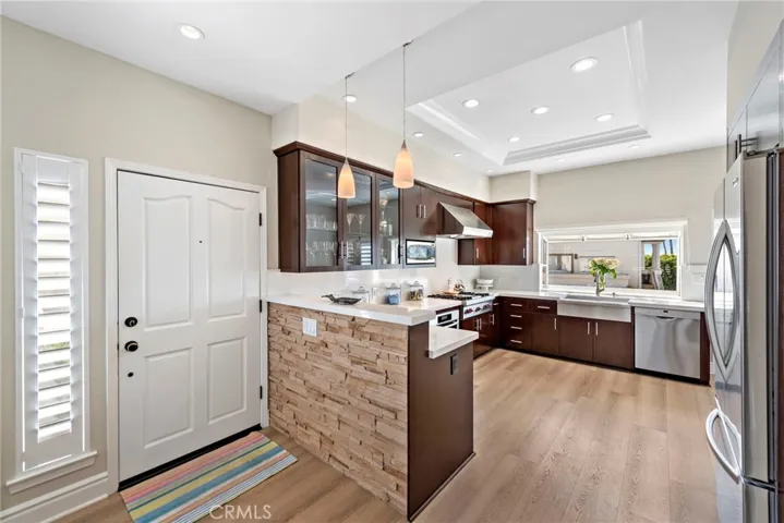 From the Entry to the Updated Kitchen