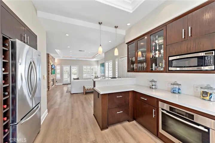 Open Kitchen to the Living Area