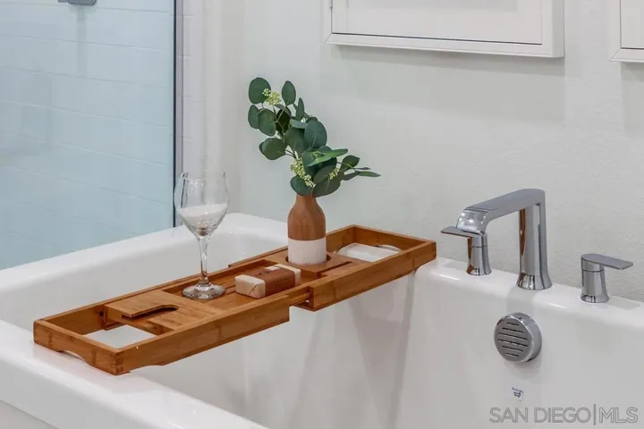Soak in your standalone tub