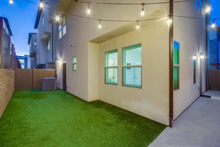 Turf; garage access as well!