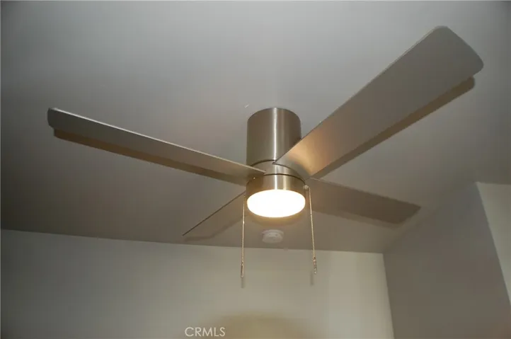 Ceiling fans in bedroom and livingroom.