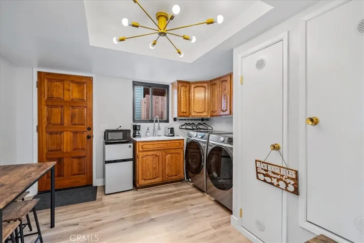 Laundry room/kitchenette.