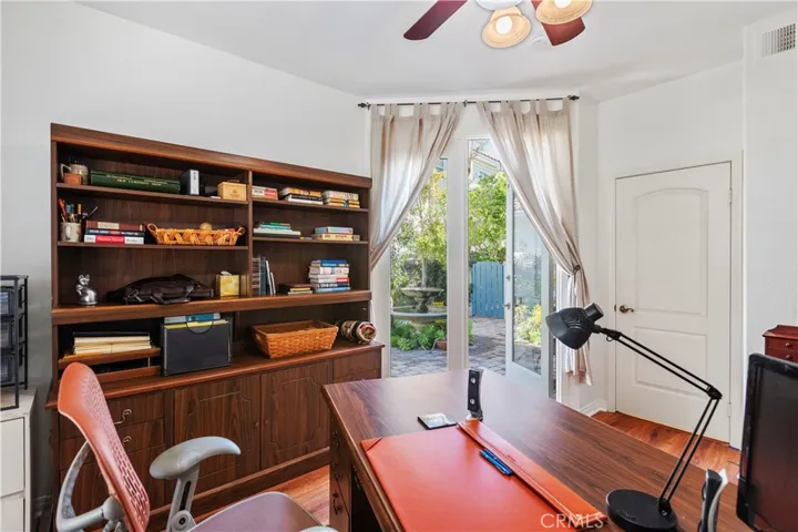 Downstairs bedroom with private entry.