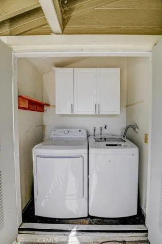 Included newer full size washer and dryer