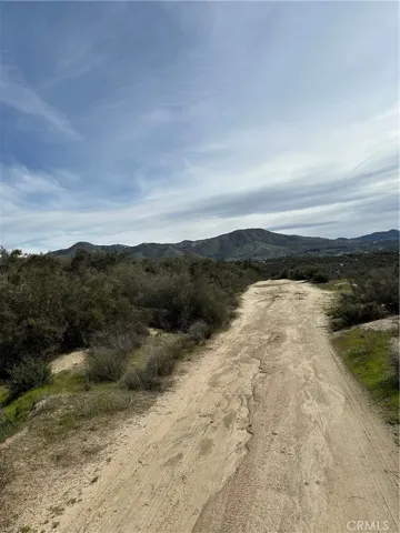 Road in front of parcel.