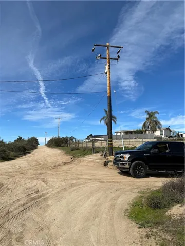 Power & Transformer at corner of parcel.