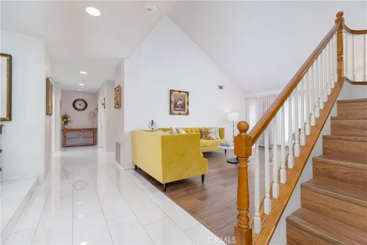 Foyer to Formal Living and Formal Dining Room