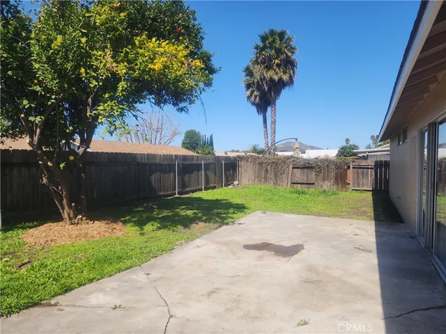 Rear yard