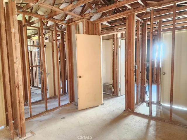Corner View of 2nd bedroom closets to garage