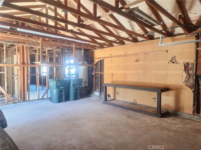 Corner view of Garage