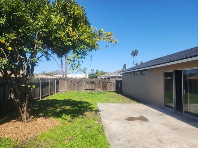 Rear yard