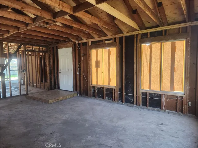 Corner view of living room