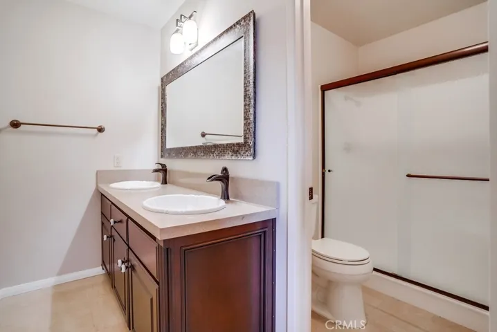 Upgraded Master bathroom with double sinks