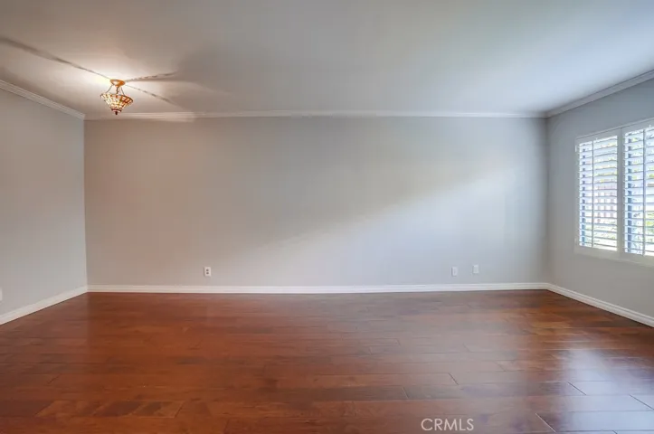 Living room and formal dining area