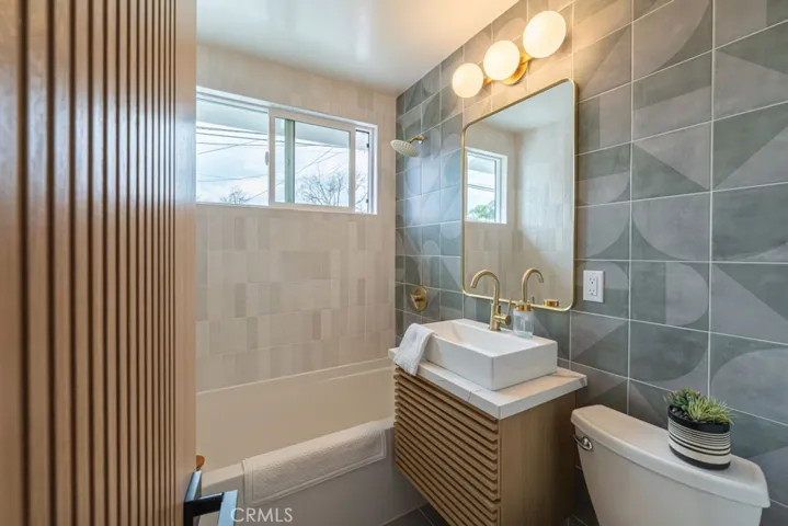 Hall Bath with soaking tub and shower