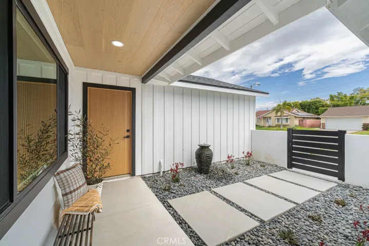 Designer front porch