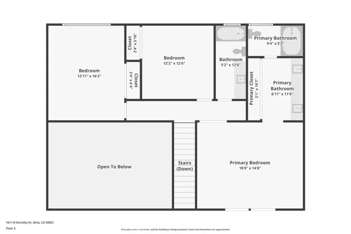 1611 N Dorothy Drive, Brea, California 92821