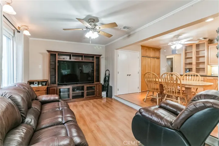 Family room off of kitchen