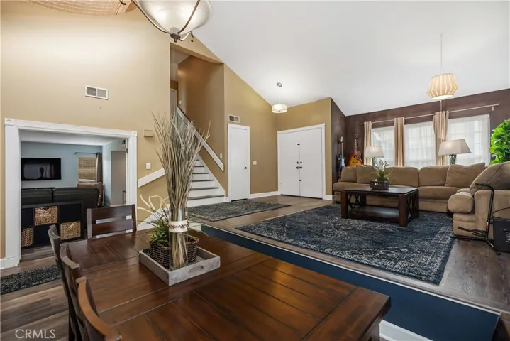 Open floor plan.