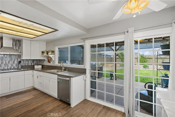 Large double pane slider.