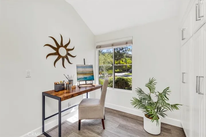 The nook off the kitchen is a great "flex" space...home office, art studio or eat-in kitchen.
