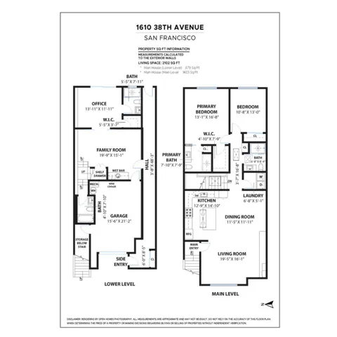 1610 38th Avenue, San Francisco, California 94122