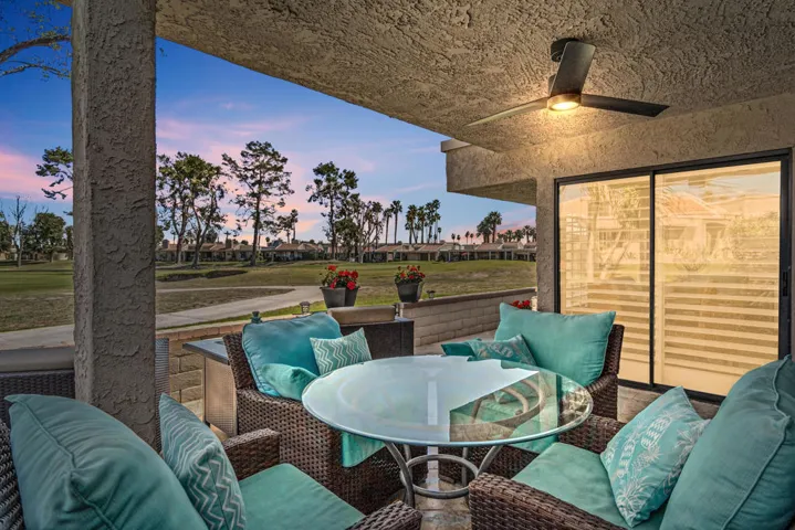 Paseo Circulo Back Patio Golf Course Vie
