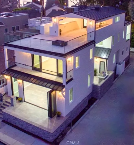 Front view rendering