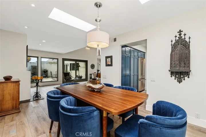 Separate dining area