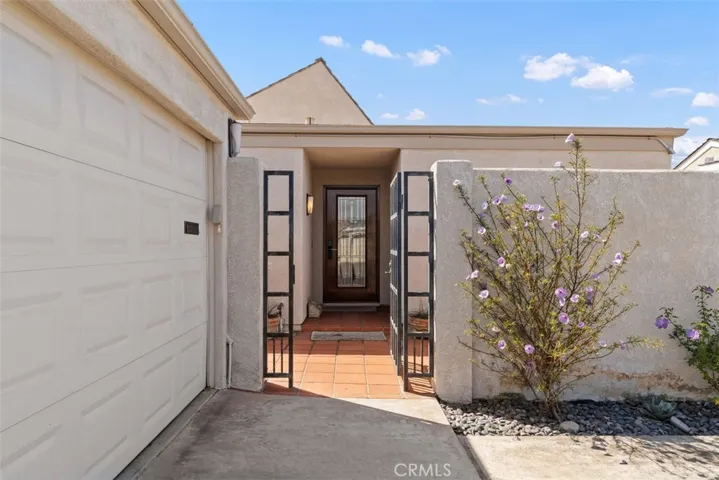 Courtyard entry.
