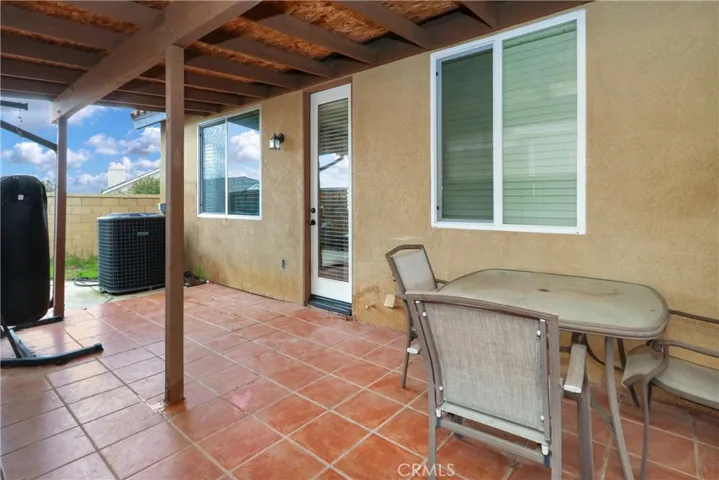 Backyard patio