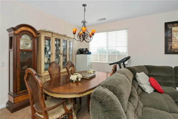 Dining room area