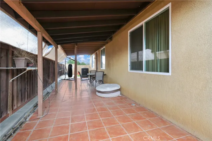 Backyard patio