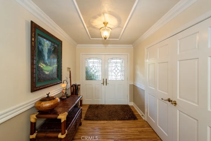 Entry way looking toward front door