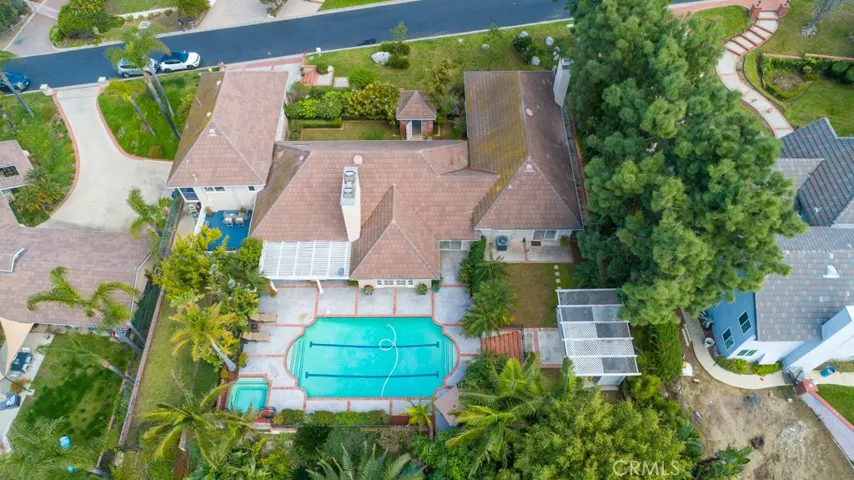 Arial view from back