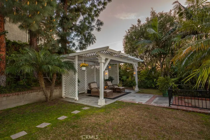 Gazebo from pool