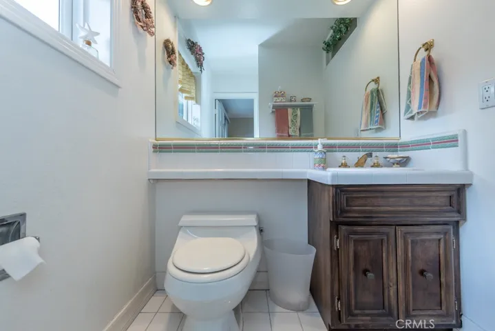 Half bath attached to bedroom 3