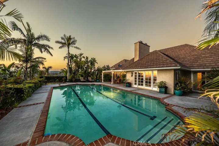 Pool looking toward house