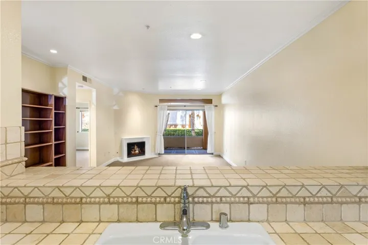 Kitchen Open to the Living Area