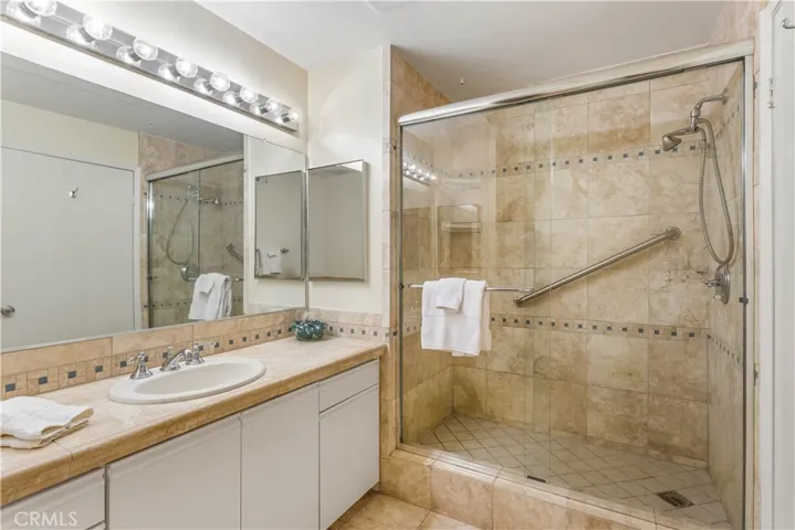 Back Bathroom with Walk-In Shower.