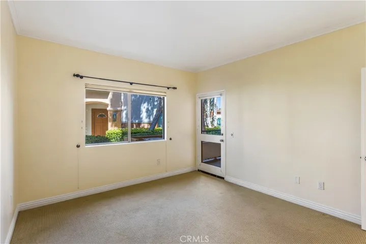 Back Bedroom with Door to the Patio.